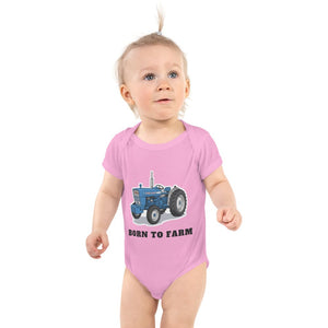 Furrow & Fields Baby Bodysuit Pink / 12 months Baby Ford 3000 Tractor Bodysuit – Born to Farm Quality Farmers Merch