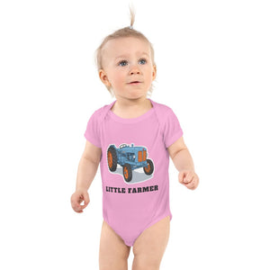 Furrow & Fields Baby Bodysuit Pink / 12 months Baby Fordson Major Tractor Bodysuit – Little Farmer Quality Farmers Merch