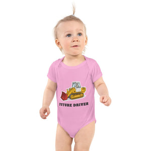 Furrow & Fields Baby Bodysuit Pink / 12 months Baby JCB 112 Digger Bodysuit – Future Driver Quality Farmers Merch