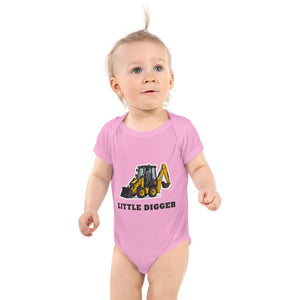 Furrow & Fields Baby Bodysuit Pink / 12 months Baby JCB 1CX Digger Bodysuit – Little Digger Quality Farmers Merch