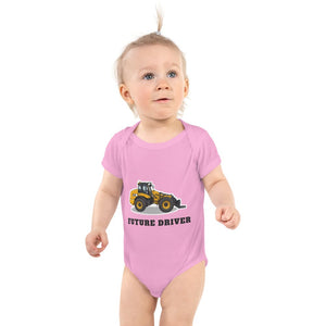 Furrow & Fields Baby Bodysuit Pink / 12 months Baby JCB TM420 Digger Bodysuit – Future Driver Quality Farmers Merch