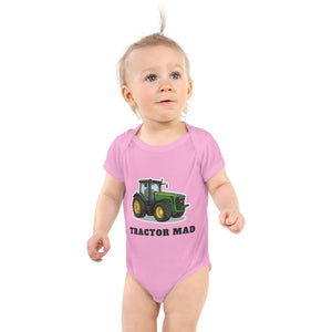 Furrow & Fields Baby Bodysuit Pink / 12 months Baby John Deere 8345R Tractor Bodysuit – Tractor Mad Quality Farmers Merch
