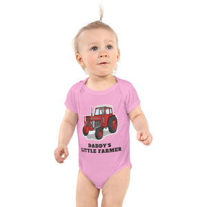 Furrow & Fields Baby Bodysuit Pink / 12 months Baby Massey Ferguson 188 Tractor Bodysuit – Daddy's Little Farmer Quality Farmers Merch
