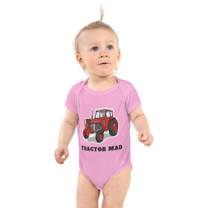Furrow & Fields Baby Bodysuit Pink / 12 months Baby Massey Ferguson 188 Tractor Bodysuit – Tractor Mad Quality Farmers Merch