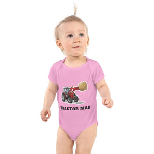 Furrow & Fields Baby Bodysuit Pink / 12 months Baby Massey Ferguson 3070 Tractor Bodysuit – Tractor Mad Quality Farmers Merch