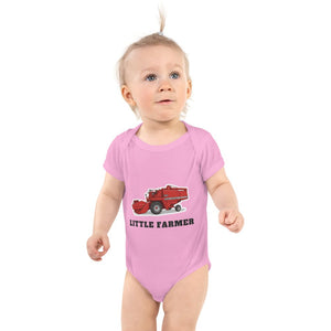 Furrow & Fields Baby Bodysuit Pink / 12 months Baby Massey Ferguson 520 Combine Bodysuit – Little Farmer Quality Farmers Merch