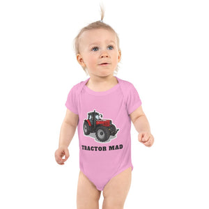 Furrow & Fields Baby Bodysuit Pink / 12 months Baby Massey Ferguson 7495 Tractor Bodysuit – Tractor Mad Quality Farmers Merch