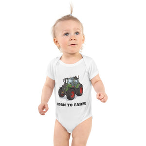 Furrow & Fields Baby Bodysuit White / 12 months Baby Fendt 516 Vario Tractor Bodysuit – Born to Farm Quality Farmers Merch
