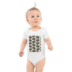 Furrow & Fields Baby Bodysuit White / 12 months Baby Fendt 939 Vario Tractor Bodysuit – Cream Pattern Quality Farmers Merch