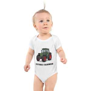 Furrow & Fields Baby Bodysuit White / 12 months Baby Fendt Favorit 611 Tractor Bodysuit – Future Farmer Quality Farmers Merch