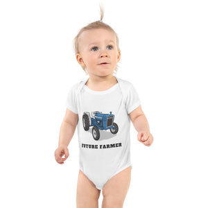 Furrow & Fields Baby Bodysuit White / 12 months Baby Ford 3600 Tractor Bodysuit – Future Farmer Quality Farmers Merch