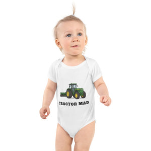 Furrow & Fields Baby Bodysuit White / 12 months Baby John Deere 4955 Tractor Bodysuit – Tractor Mad Quality Farmers Merch