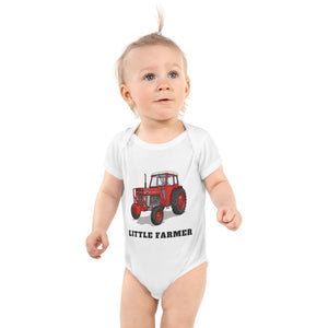 Furrow & Fields Baby Bodysuit White / 12 months Baby Massey Ferguson 188 Tractor Bodysuit – Little Farmer Quality Farmers Merch