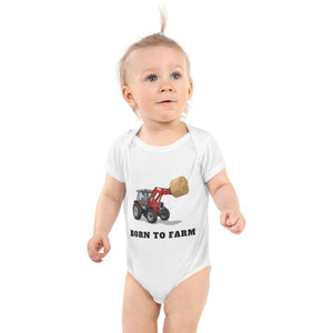 Furrow & Fields Baby Bodysuit White / 12 months Baby Massey Ferguson 3070 Tractor Bodysuit – Born to Farm Quality Farmers Merch