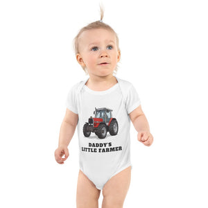 Furrow & Fields Baby Bodysuit White / 12 months Baby Massey Ferguson 3075 Tractor Bodysuit – Daddy's Little Farmer Quality Farmers Merch