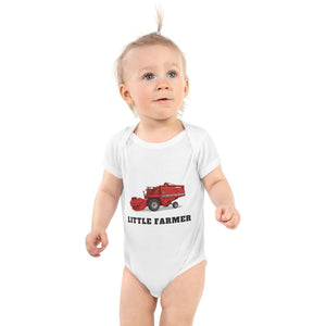 Furrow & Fields Baby Bodysuit White / 12 months Baby Massey Ferguson 520 Combine Bodysuit – Little Farmer Quality Farmers Merch