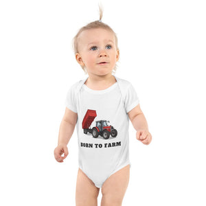 Furrow & Fields Baby Bodysuit White / 12 months Baby Massey Ferguson 6180 Tractor Bodysuit – Born to Farm Quality Farmers Merch