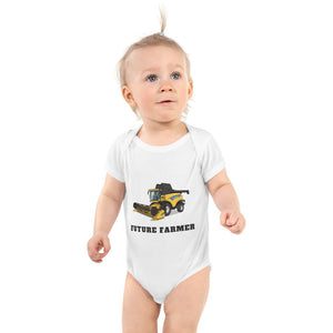 Furrow & Fields Baby Bodysuit White / 12 months Baby New Holland CR 9090 Combine Bodysuit – Future Farmer Quality Farmers Merch