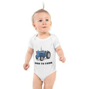 Furrow & Fields Baby Bodysuit White / 12 months Baby Ford 3000 Tractor Bodysuit – Born to Farm Quality Farmers Merch