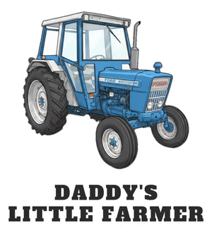 Furrow & Fields Baby Bodysuit Baby Ford 4600 Tractor Bodysuit – Daddy's Little Farmer Quality Farmers Merch
