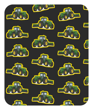 Furrow & Fields Baby Bodysuit Baby John Deere 4955 Tractor Bodysuit – Charcoal Pattern Quality Farmers Merch