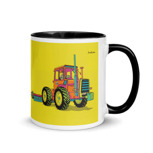 Furrow & Fields Black / 11 oz Massey Ferguson 1200 Pop Art | Mug with Color Inside Quality Farmers Merch