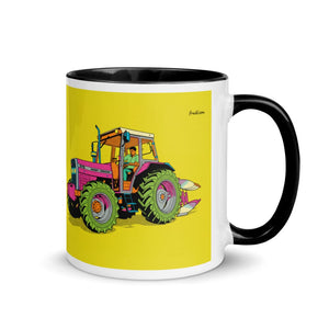Furrow & Fields Black / 11 oz Massey Ferguson 375 Pop Art | Mug with Color Inside Quality Farmers Merch