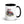 Furrow & Fields Black Case IH 4240 XL Pro Watercolor | 15 oz Mug with Color Inside Quality Farmers Merch