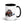 Furrow & Fields Black Fiat 1880 Illustration | 15 oz Mug with Color Inside Quality Farmers Merch