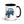 Furrow & Fields Black Ford 4600 Cartoon (Side) | 15 oz Mug with Color Inside Quality Farmers Merch