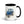 Furrow & Fields Black Ford 4600 Watercolor (Side) | 15 oz Mug with Color Inside Quality Farmers Merch