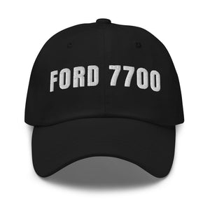 Furrow & Fields Black Ford 7700 | Classic Dad Hat Quality Farmers Merch
