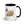 Furrow & Fields Black JCB 3CX Sitemaster SRS Pencil Sketch | 15 oz Mug with Color Inside Quality Farmers Merch