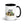 Furrow & Fields Black John Deere 4350 Watercolor | 15 oz Mug with Color Inside Quality Farmers Merch