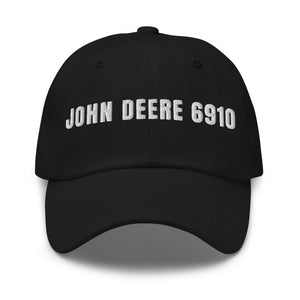 Furrow & Fields Black John Deere 6910 | Classic Dad Hat Quality Farmers Merch