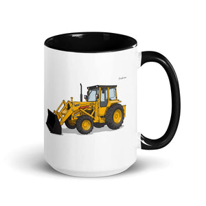 Furrow & Fields Black Massey Ferguson 50E | 15 oz Mug with Color Inside Quality Farmers Merch