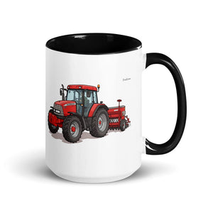 Furrow & Fields Black McCormick MC115 Illustration | 15 oz Mug with Color Inside Quality Farmers Merch