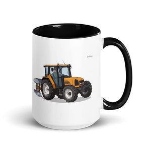 Furrow & Fields Black Renault Ceres 340X Illustration | 15 oz Mug with Color Inside Quality Farmers Merch