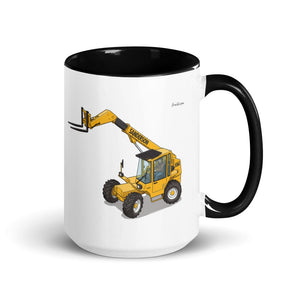 Furrow & Fields Black Sanderson 726 Teleporter Illustration | 15 oz Mug with Color Inside Quality Farmers Merch