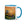 Furrow & Fields Blue / 11 oz JCB 3CX Sitemaster Plus Splash Art | Mug with Color Inside Quality Farmers Merch