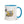 Furrow & Fields Blue / 11 oz JCB 3CX Sitemaster SRS Pencil Sketch | Mug with Color Inside Quality Farmers Merch