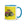 Furrow & Fields Blue / 11 oz Massey Ferguson 375 Pop Art | Mug with Color Inside Quality Farmers Merch