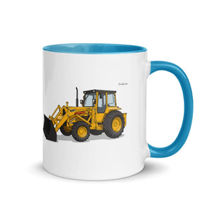 Furrow & Fields Blue / 11 oz Massey Ferguson 50E | Mug with Color Inside Quality Farmers Merch