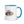 Furrow & Fields Blue / 11 oz Massey Ferguson 6255 Watercolor | Mug with Color Inside Quality Farmers Merch