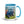 Furrow & Fields Blue Ford 4600 Splash Art (Sky) | 15 oz Mug with Color Inside Quality Farmers Merch