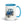 Furrow & Fields Blue Ford 4600 Watercolor (Side) | 15 oz Mug with Color Inside Quality Farmers Merch
