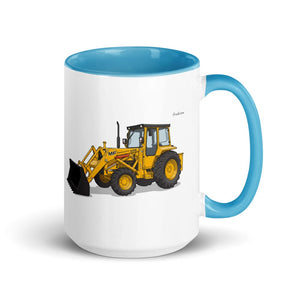 Furrow & Fields Blue Massey Ferguson 50E | 15 oz Mug with Color Inside Quality Farmers Merch