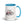Furrow & Fields Blue Massey Ferguson 6255 Pencil Sketch | 15 oz Mug with Color Inside Quality Farmers Merch