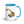 Furrow & Fields Blue Sanderson 726 Teleporter Illustration | 15 oz Mug with Color Inside Quality Farmers Merch