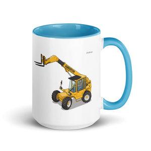 Furrow & Fields Blue Sanderson 726 Teleporter Illustration | 15 oz Mug with Color Inside Quality Farmers Merch
